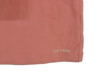 Bluzka bawełniana różowa Calvin Klein S