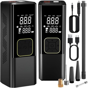 ELEKTRYCZNA POMPKA ROWEROWA DO ROWERU SAMOCHODOWA KOMPRESOR ULTRA MOCNA 80W