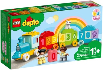 LEGO Duplo 10954 Цифровой поезд Учимся считать большие кубики для детей 2, 3, 4 лет