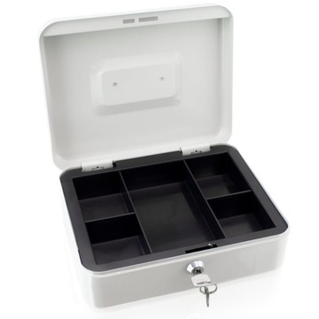 СЕЙФ ДЛЯ ДЕНЕЖНЫХ КАССЕТ, МЕТАЛЛ, 25СМ, СЕРЫЙ