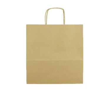 Torba torebka papierowa szara 320x200x350 50szt