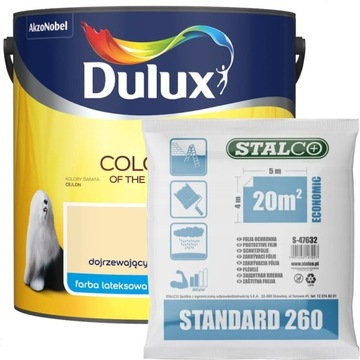 Dulux Kolory Świata Dojrzewający Banan 2,5L+GRATIS