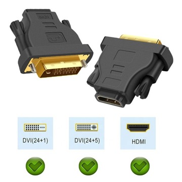 АДАПТЕР РАЗЪЕМ HDMI НА РАЗЪЕМ DVI HD6