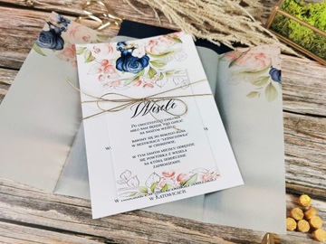 Свадебные приглашения Свадьба с калькой