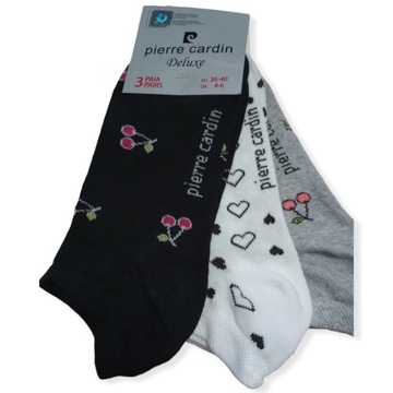 SKARPETY PIERRE CARDIN STOPKI 3-PAK MIX 36/40 A62