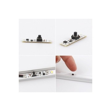 ВЫКЛЮЧАТЕЛЬ ДЛЯ СВЕТОДИОДНОЙ ЛЕНТЫ ДЛЯ ПРОФИЛЯ MS60 РУКОВОДСТВО