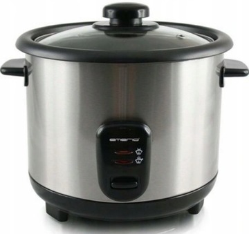 Ryżowar Emerio 1,5 l srebrny