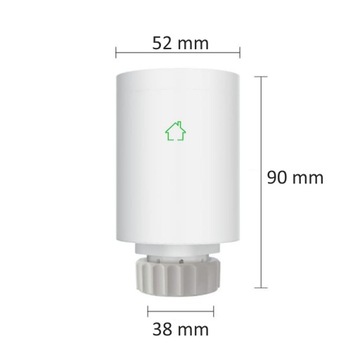 Головка радиатора с отдельным термостатом Zigbee Tuya