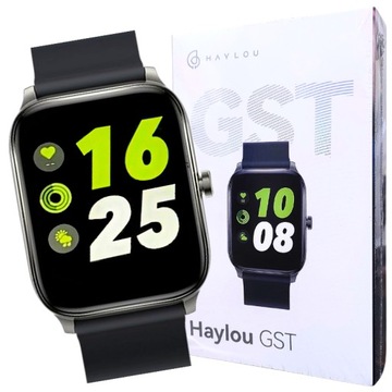 Smartwatch Haylou GST czarny SpO2 Pulsoksymetr