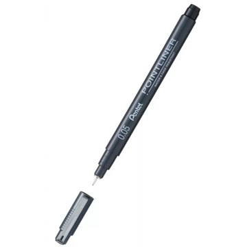 CIENKOPIS KREŚLARSKI POINTLINER 0,05MM CZARNY PENTEL 1 SZTUKA
