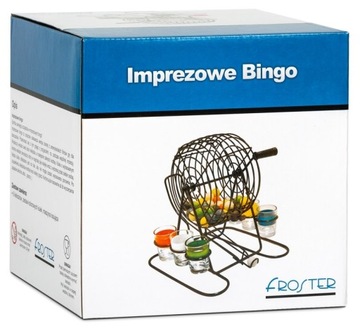 IMPREZOWE BINGO - GRA ALKOHOLOWA Z KIELISZKAMI