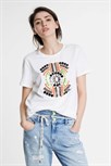 T-shirt z ćwiekami Desigual M