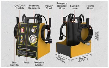 AUTOOL AST605 Замена тормозного масла