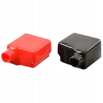 KLEMY AKUMULATORA SAMOZACISKOWE KOMPLET Z OSŁONAMI