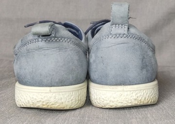 ECCO Soft 1- skórzane sneakersy / półbuty męskie r. 41 (26,5 cm) sznurowane