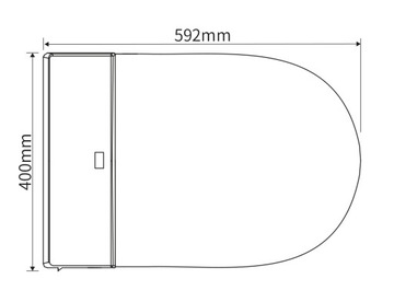 Унитаз-биде BERNSTEIN 540 PRO - сушка - поглощение запахов - светодиодный