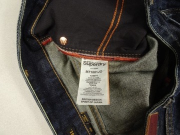 Superdry Spodenki Jeansowe pas 82 cm 30