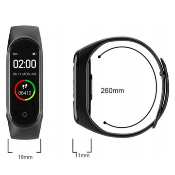 ЧАСЫ SMARTBAND M4 SMARTWATCH СПОРТИВНЫЙ РЕМЕСЛ
