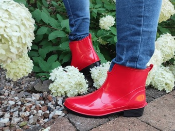 РЕЗИНОВЫЕ БОТИНКИ ЖЕНСКИЕ КОРОТКИЕ ELKE 930/37