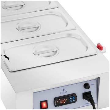 Электрический подогреватель шоколадного соуса 3 x 3,2 л, 1500 Вт