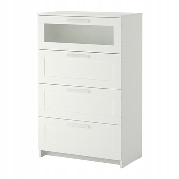 IKEA BRIMNES komoda 4 szuflady 78x124 BIAŁY
