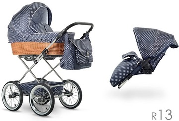 CLASSIC Retro Lonex детская коляска 2в1 гондольная коляска 01