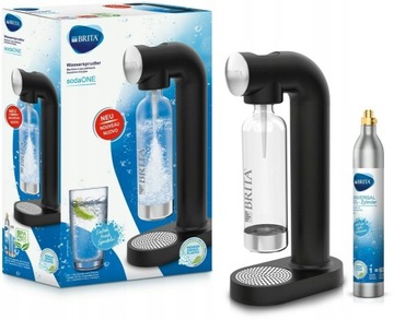 Zestaw saturator do gazowania wody Brita SodaOne + cylinder CO2 + Butelka