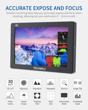 Монитор Feelworld T7 PLUS с диагональю 7 дюймов