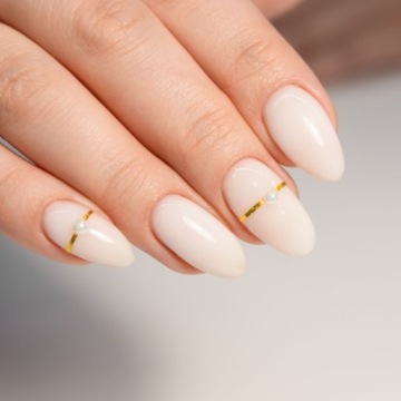 Нить для ногтей золотая