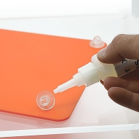 Номер дома, дверь, 17 см, шлифованный алюминий