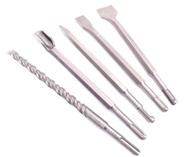 НАБОР СВЕРЛ И ДОЛОТО SDS+ СВЕРЛА ПО БЕТОНУ 17 шт.