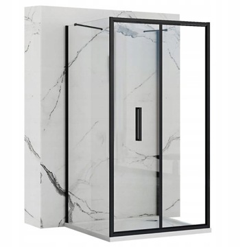 Kabina RAPID FOLD 100x80 prysznicowa przyścienna
