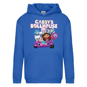 BLUZA KOCI DOMEK GABI Z KAPTUREM 116 cm 5-6 LAT