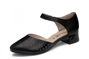 Caprice czarne damskie buty sandały eleganckie przewiewne wiosna lato 6