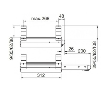 Выдвижная ступень руководства 400 Short Thule