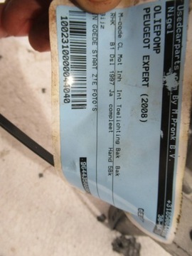 ČERPADLO OLEJE 9644350880 PEUGEOT EXPERT JUMPY II 2.0