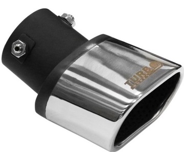 KOŃCÓWKA WYDECHU SPORTOWA TŁUMIKA POLEROWANA 90x70mm Z DYFUZOREM TURBOWORKS