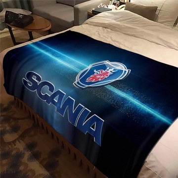 Koc Ciężarówka Scania rzuca koc miękki i wygod