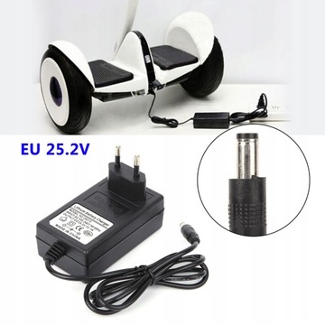 ЭЛЕКТРИЧЕСКОЕ ЗАРЯДНОЕ УСТРОЙСТВО ДЛЯ СКЕЙТБОРДА EU 25,2 В