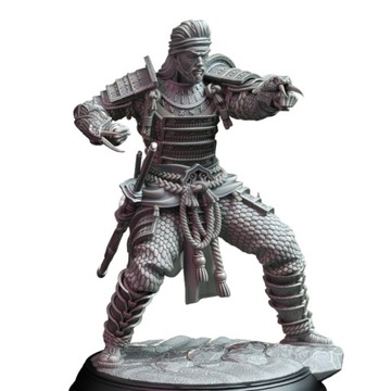 Samurai of the Serpent Kazuhira Orochi figurka rpg dnd druk 3d 8k