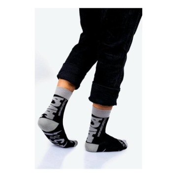 Носки DAVCA BLACK черно-серые