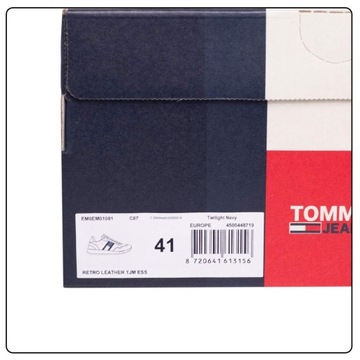 TOMMY HILFIGER BUTY MĘSKIE SPORTOWE GRANATOWE r.44