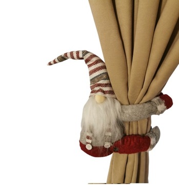 MIKOŁAJ KLIPS NA ZASŁONĘ klamra OZDOBA ŚWIĄTECZNA