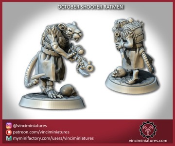 Ratmen Shooter #7 - Vinciniatures - 3D -печать