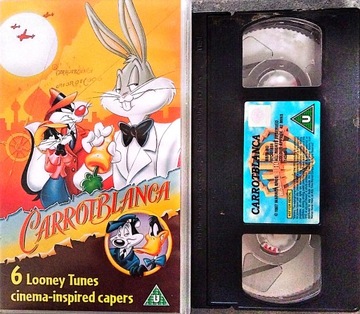 Looney Tunes 6 Carrotblanca kaseta wideo angielski