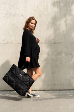 Childhome Семейная сумка Стеганая Черная