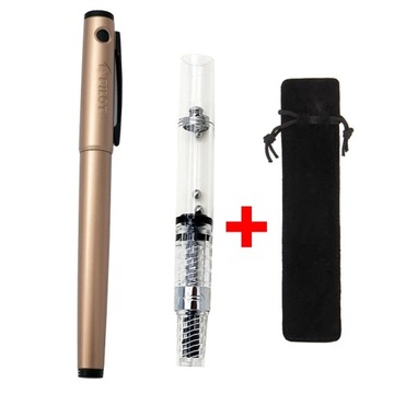 Original Pilot Pen Fountain Pen Explorer Frosted Stainless Steel With