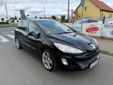 Peugeot 308 I SW 1.6 THP 156KM 2010 Peugeot 308 308 SW KLIMATYZACJA TEMPOMAT PANORAMA DACH GRZANE FOTELE GWARA, zdjęcie 3