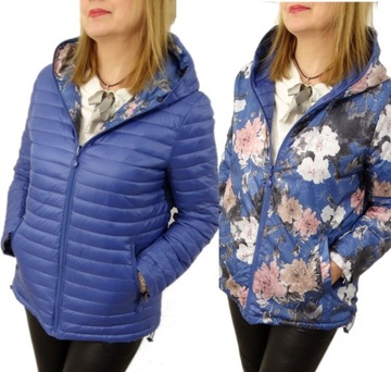 Kurtka Dwustronna Wiosenna Jesienna ANISA 44 2XL