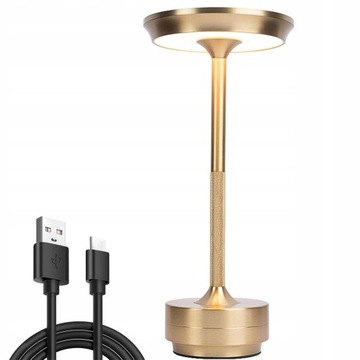 Полностью алюминиевая, тактильная настольная лампа, 5W металлическая прикроватная лампа